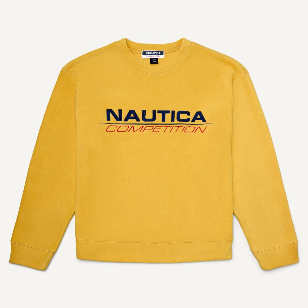 Competition '90's Reissue Polar Fleece Sweatshirt,Empire Gold,large