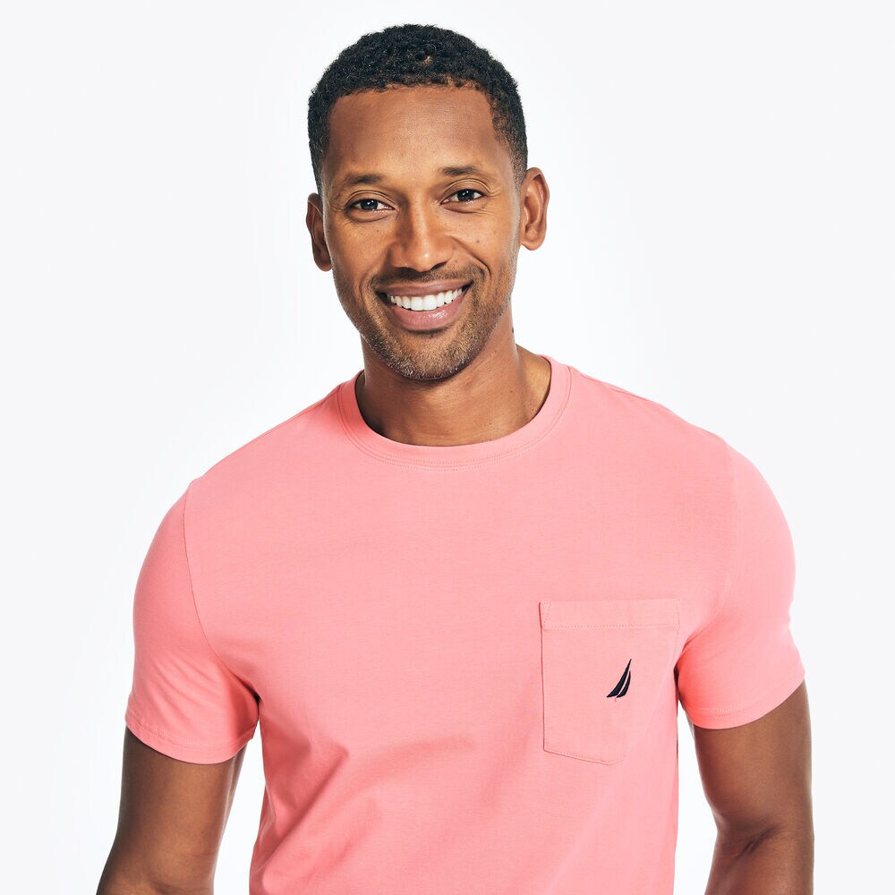 CLASSIC FIT POCKET T-SHIRT,Teaberry,large