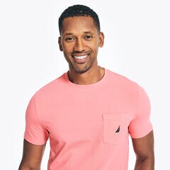 CLASSIC FIT POCKET T-SHIRT,Teaberry,large