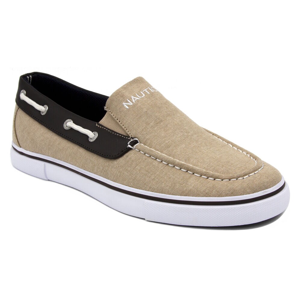 Doubloon Boat Shoe in Tan,Coastal Tan,large