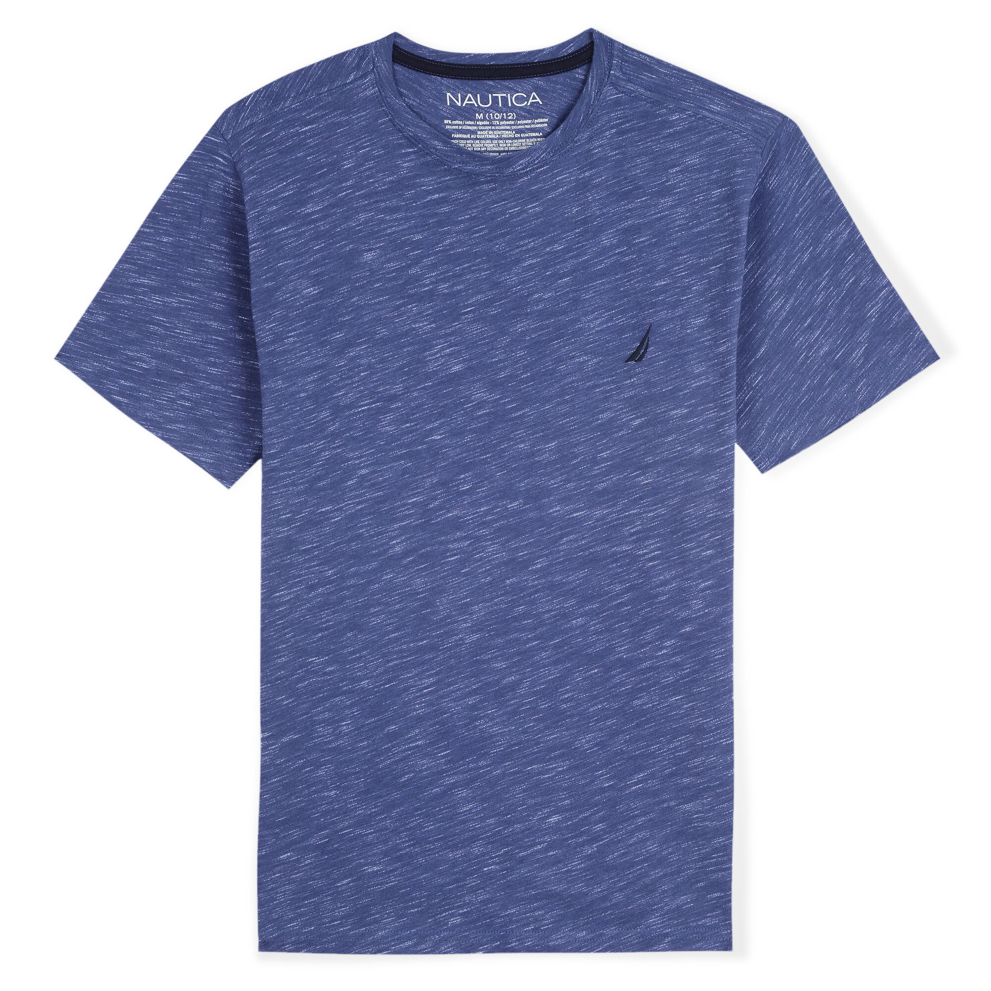 LITTLE BOYS' EVAN CREWNECK T-SHIRT (4-7),South Beach Aqua,large