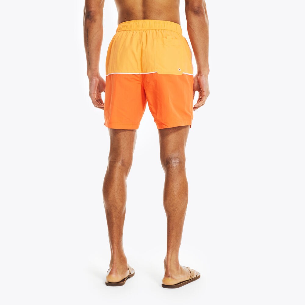 6" COLORBLOCK QUICK-DRY SWIM,Orange,large