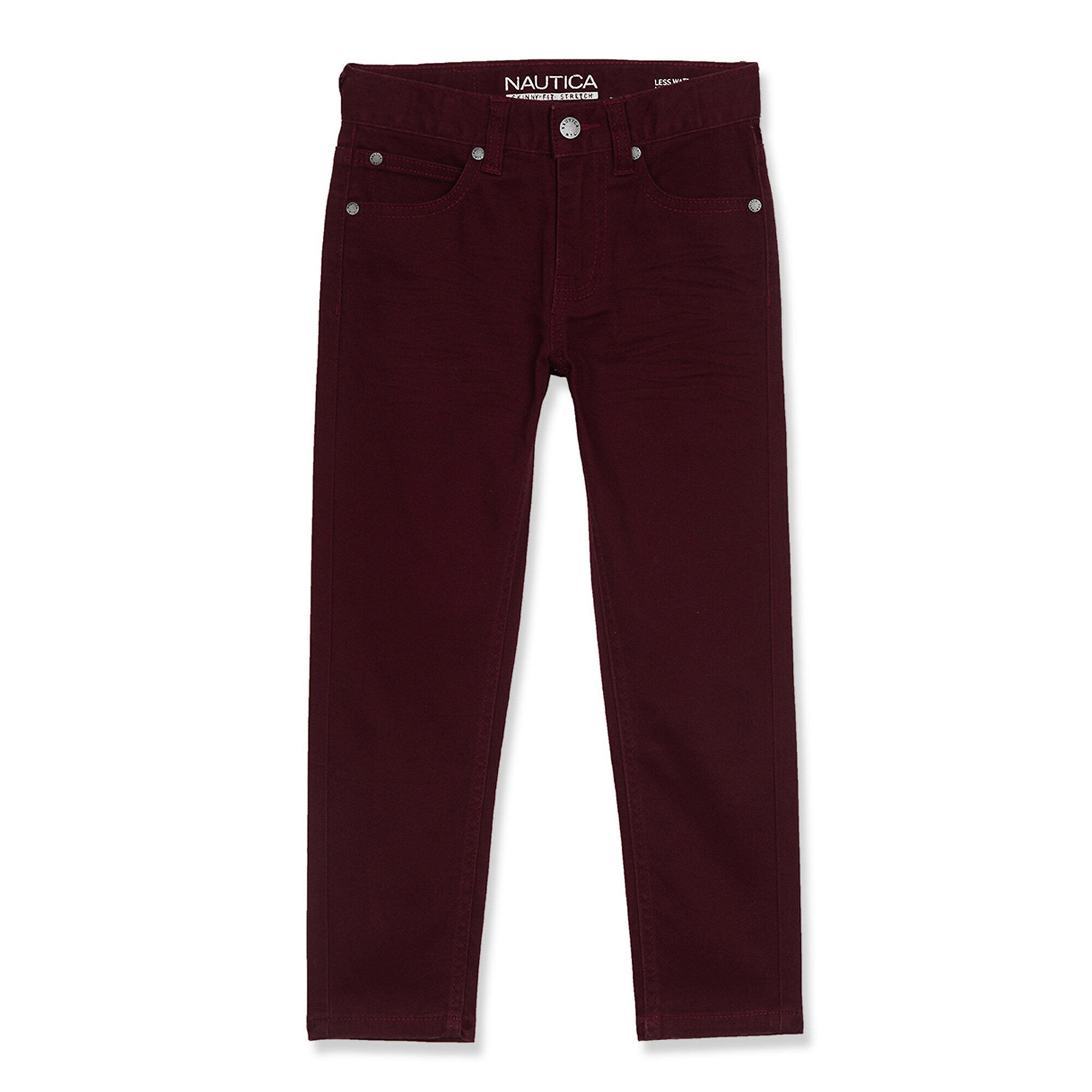 Little Boys' Stretch 5-Pocket Pants (4-7),Bow Burgundy,large