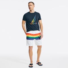 PRIDE GRAPHIC T-SHIRT,Navy,large