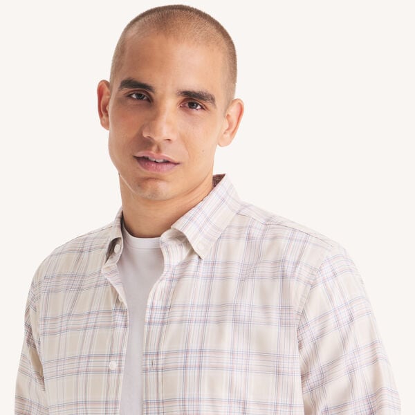 Classic Fit Plaid Shirt