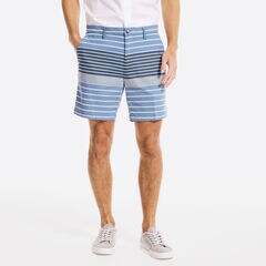 6" STRIPED SHORT,Chrome Blue,large