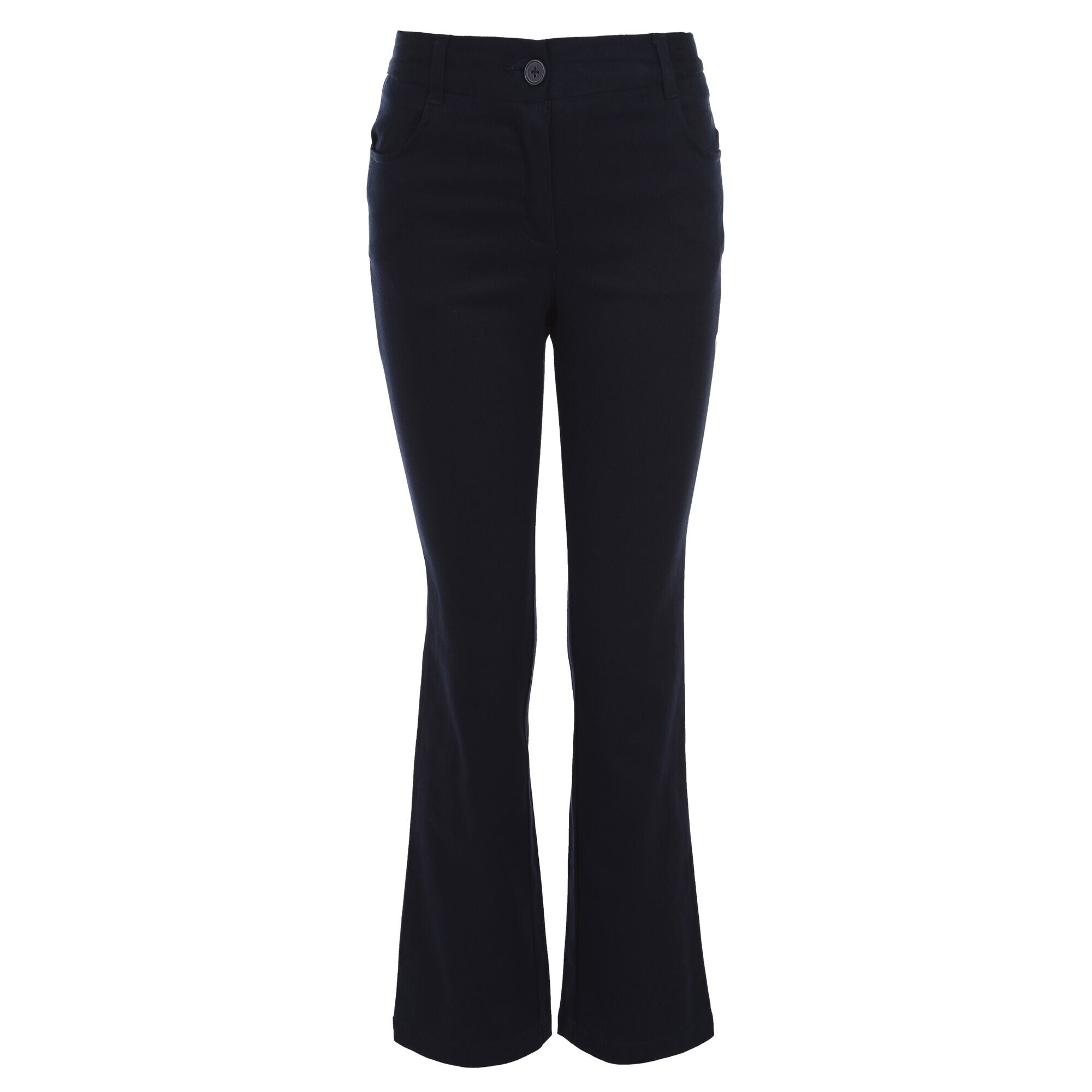 GIRLS' BOOTCUT PANT (7-16),Oyster Bay Blue,large