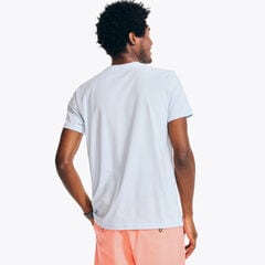 Sustainably Crafted Sky & Ocean Graphic T-Shirt,Crystal Bay Blue,large