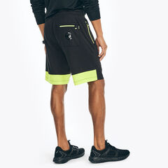 COMPETITION 9" COLORBLOCK SHORT,True Black,large