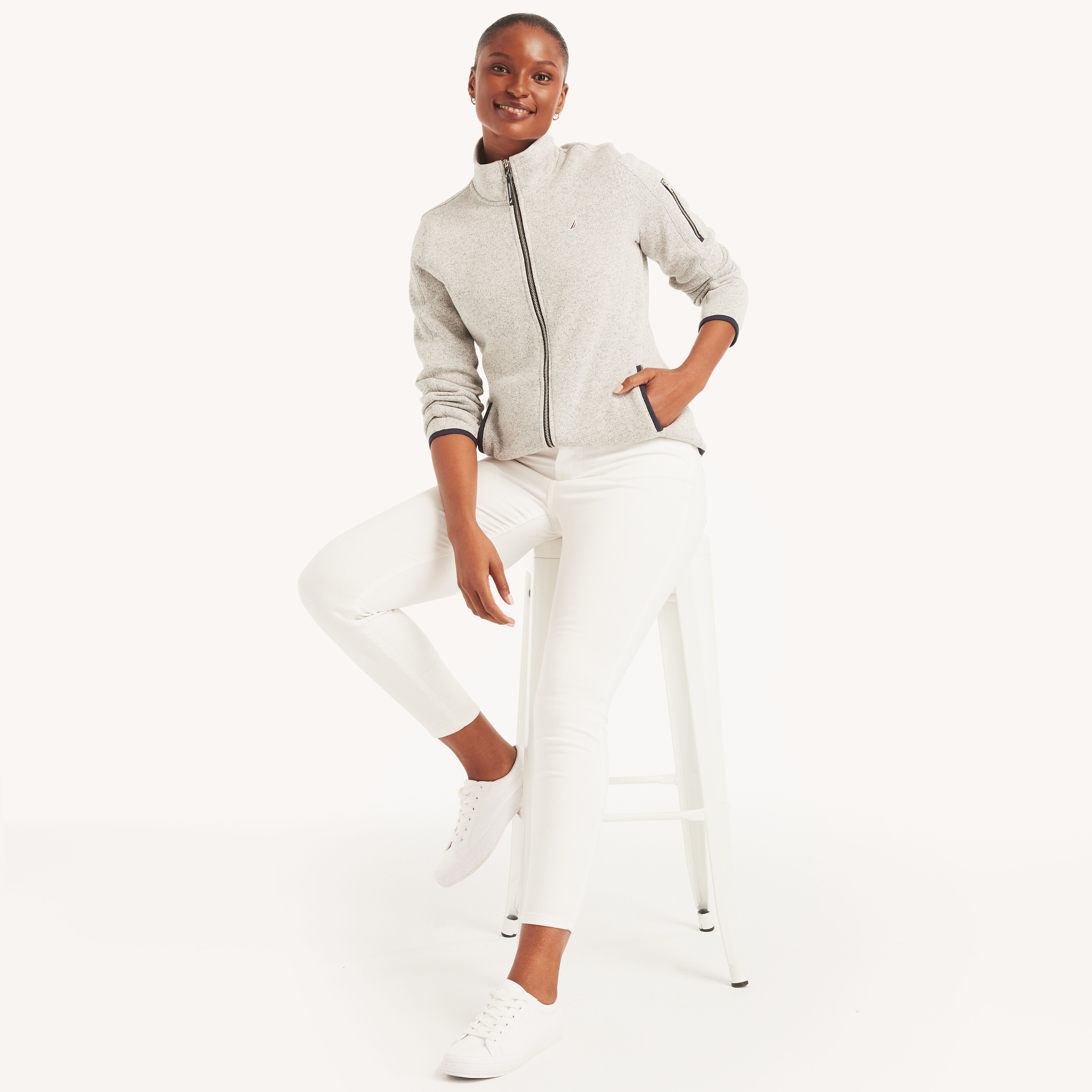 Sweater Fleece Jacket | Nautica
