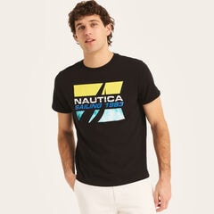 Sailing 1983 Graphic T-Shirt,True Black,large