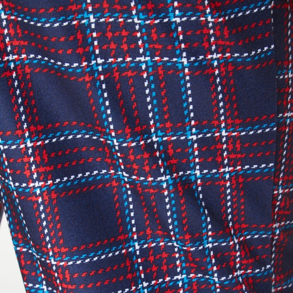 MEN'S PLAID FAMILY SLEEP SET,Sapphire/Pitch Yellow,large