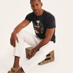 Sailing 83 Graphic T-Shirt,Navy,large