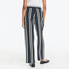 VERTICAL-STRIPED PANT,True Black,large