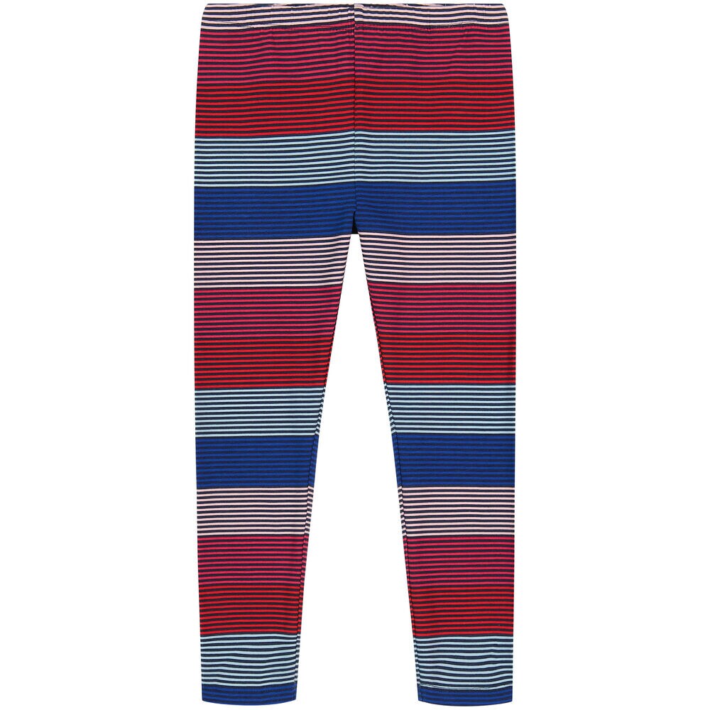 Toddler Girls' Striped Legging (2T-4T),Navy,large