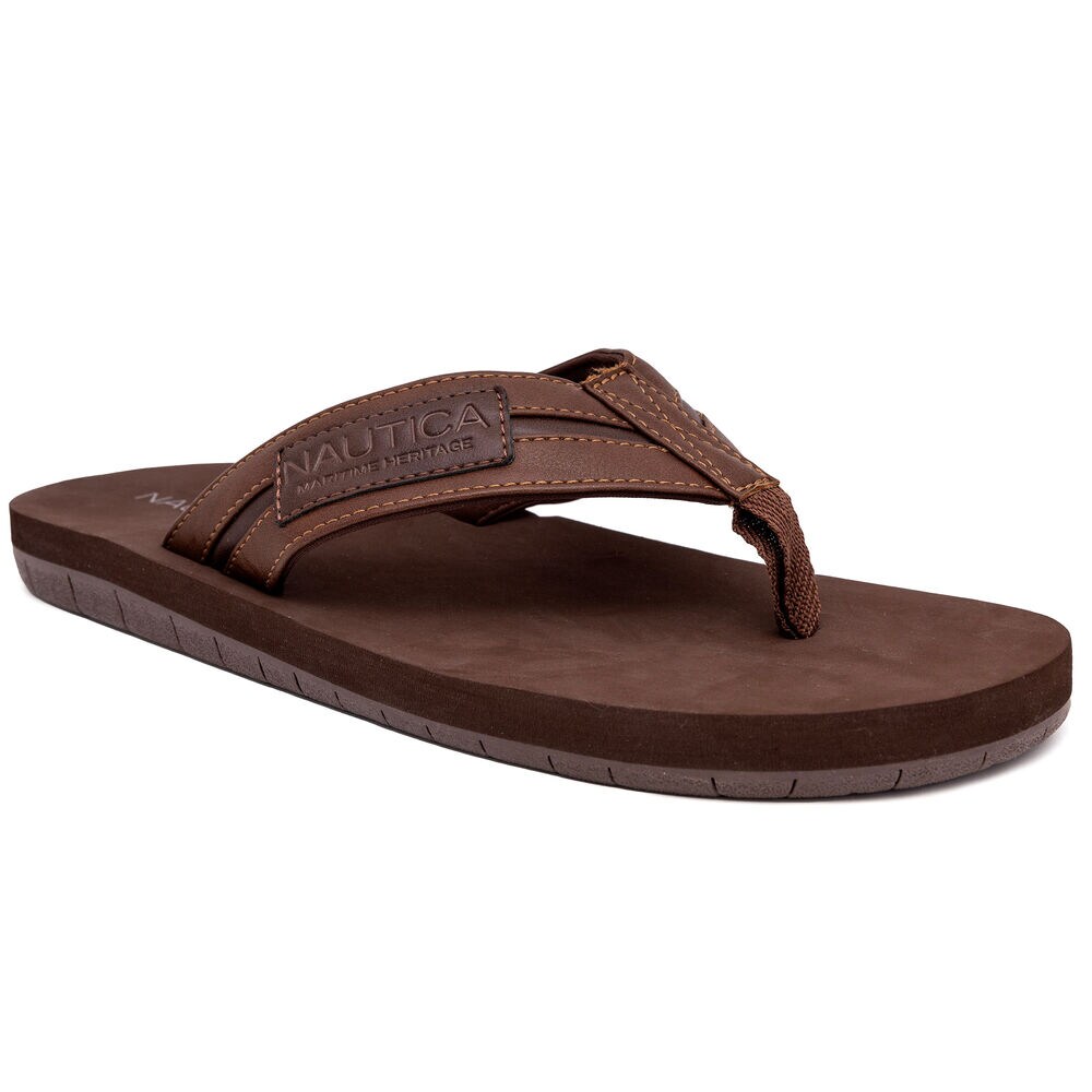 Topaz Flip-Flop,Brown Stone,large