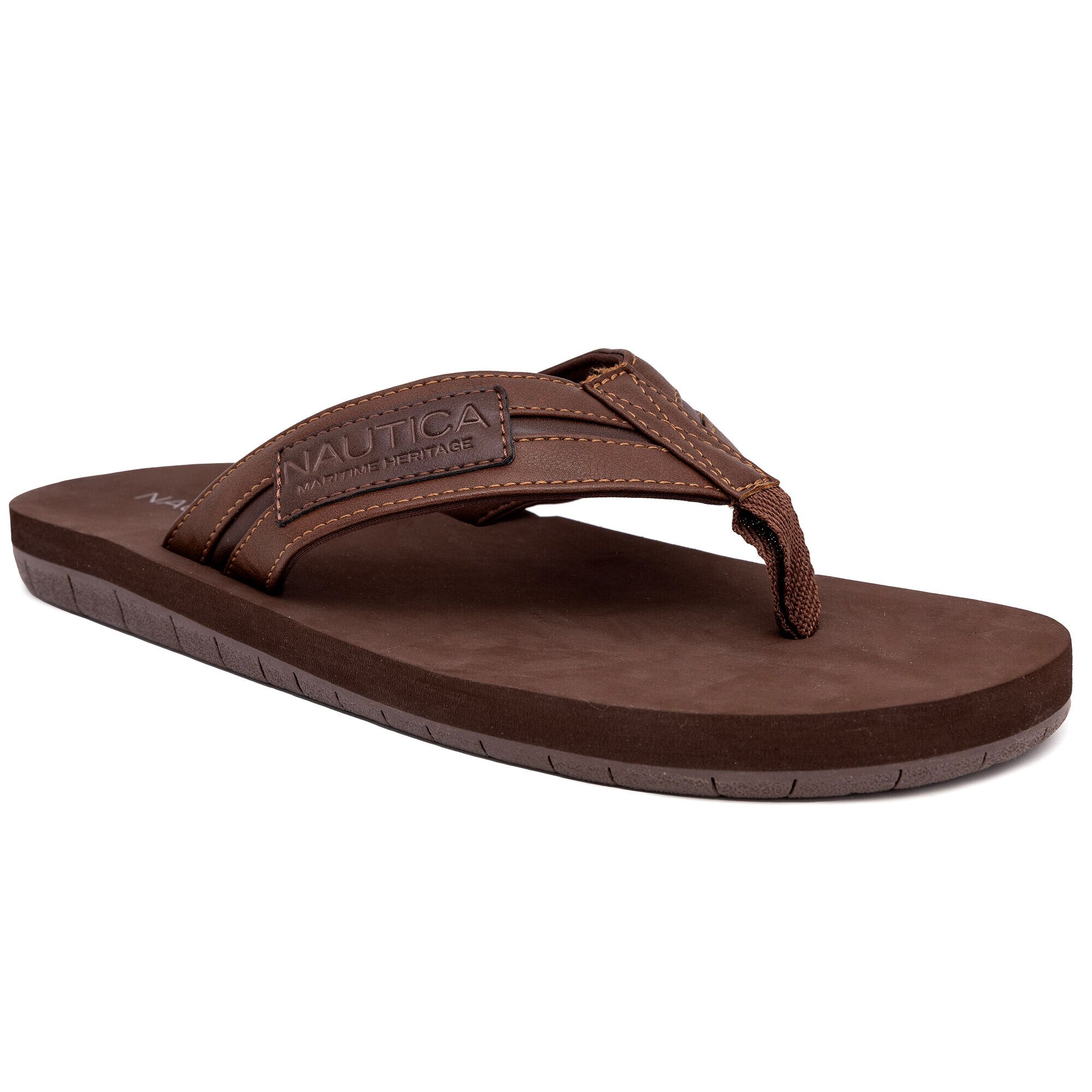 Topaz Flip-Flop,Brown Stone,large
