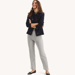Classic Fit Trouser,Grey Heather,large