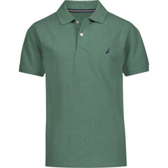 TODDLER BOYS' BRAND ICON POLO (2T-4T),Juniper Green,large