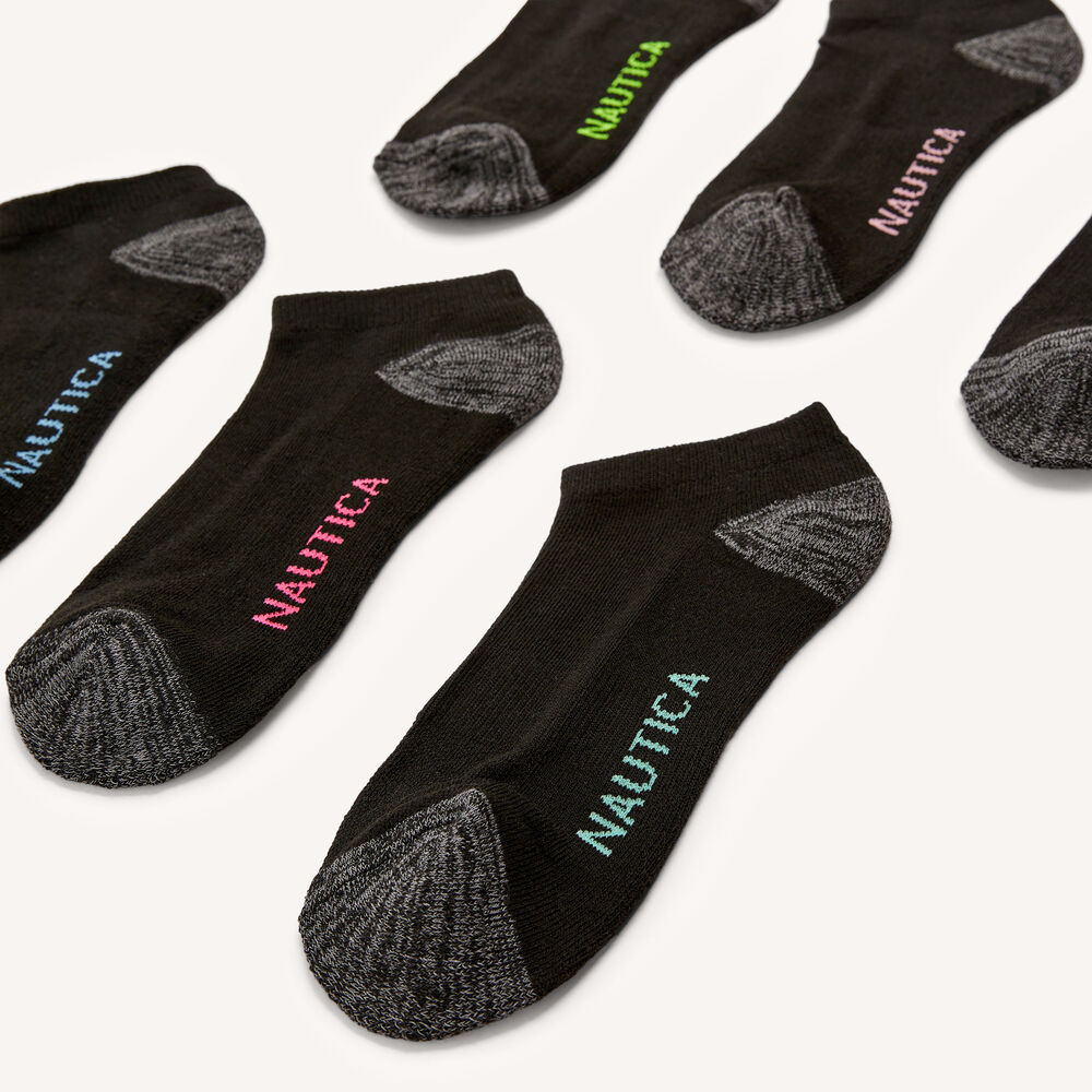ATHLETIC LOW CUT SOCKS, 6-PACK,Multi,large