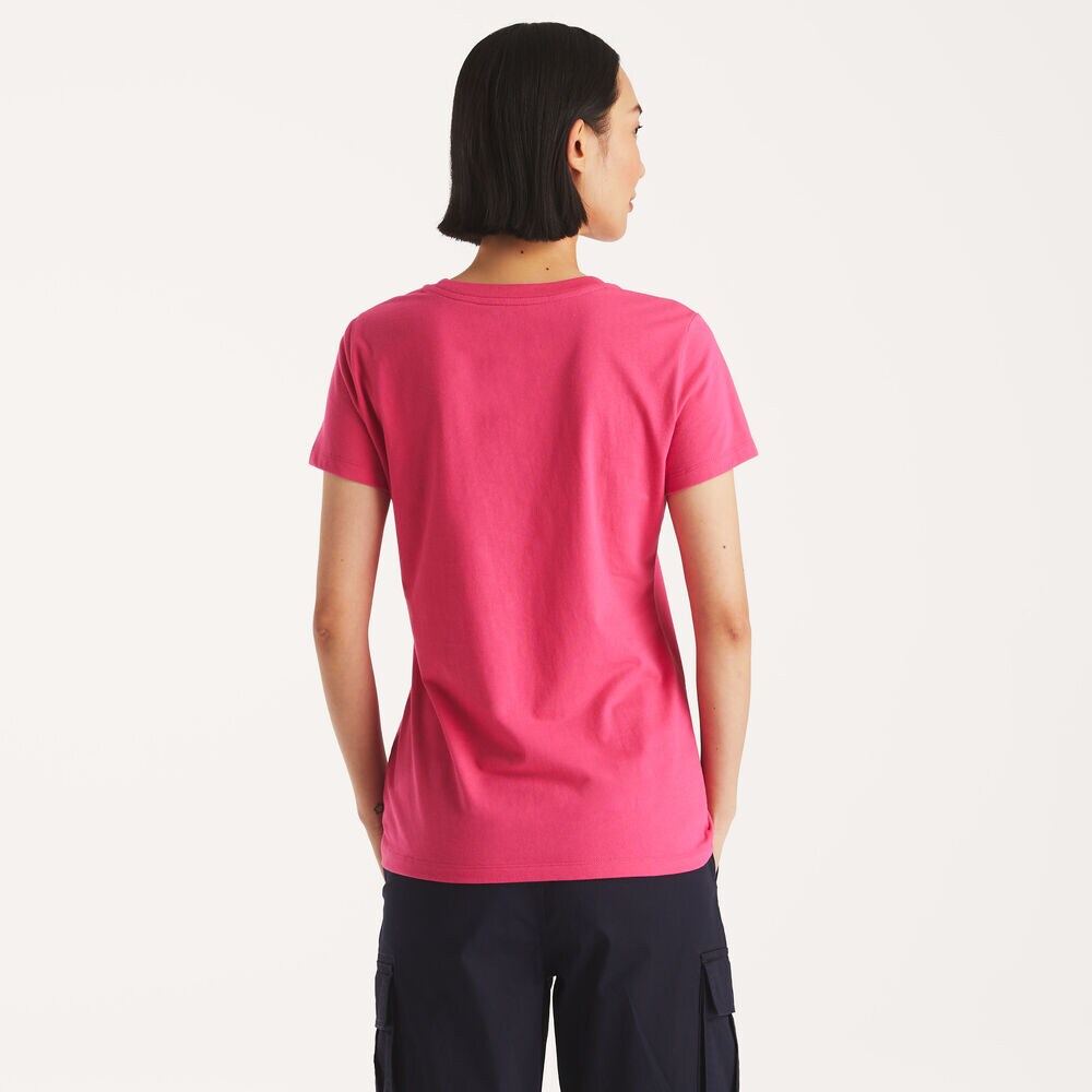 Rhinestone Anchor Graphic T-Shirt,Lotus,large