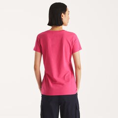 Rhinestone Anchor Graphic T-Shirt,Lotus,large