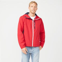 FLEECE LINED HOODED JACKET,Nautica Red,large