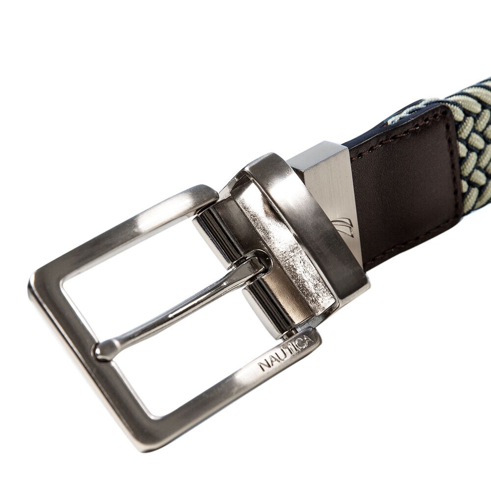 Reversible Webbed Belt,Wheat Flax,large