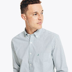 GINGHAM SHIRT,Delphinium Blue,large