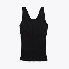 JACQUARD SHAPING TANK, 3-PACK,Dark Brown Heather,large