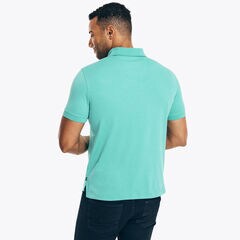 CLASSIC FIT INTERLOCK POLO,Nite Sea Heather,large