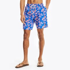 SUSTAINABLY CRAFTED 8" PRINTED SWIM,True Navy,large