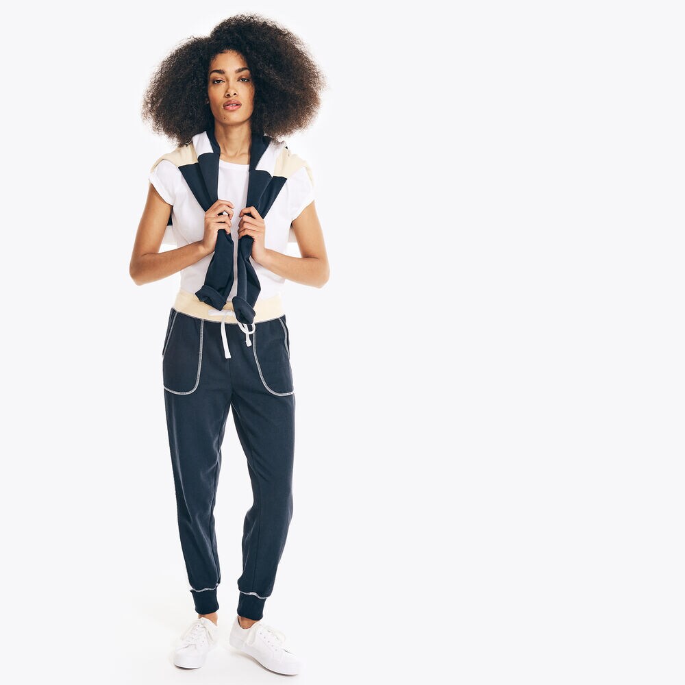 COLORBLOCK SWEATPANT,Stellar Blue Heather,large