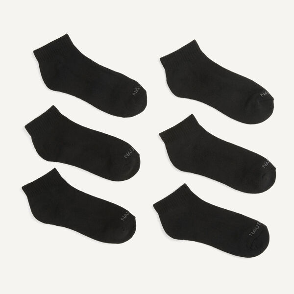 ATHLETIC CORE QUARTER SOCKS, 6-PACK