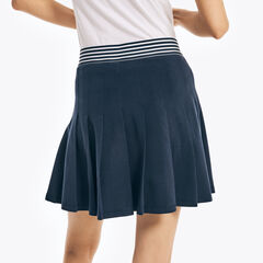 PLEATED TENNIS SKORT,Stellar Blue Heather,large