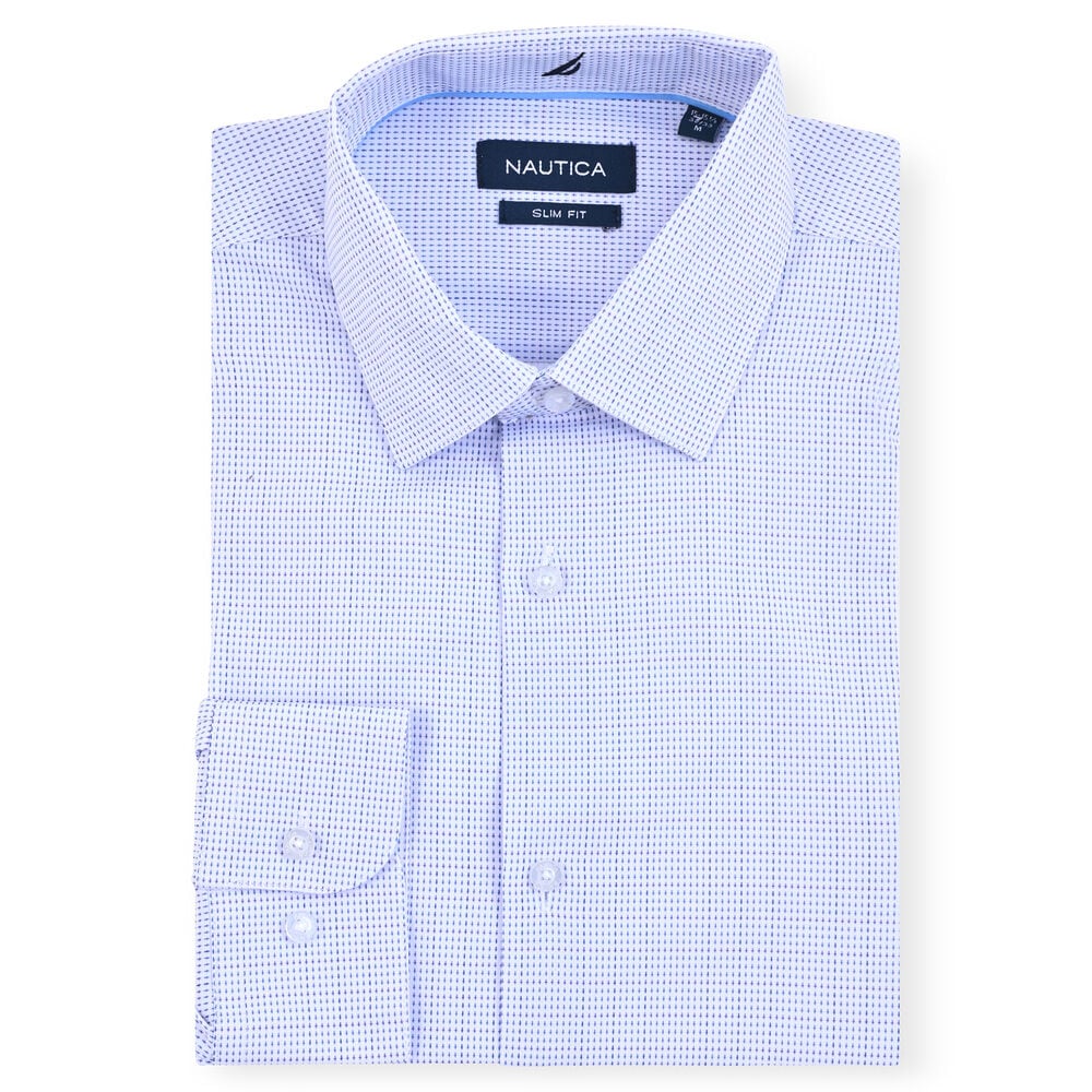 Printed Wrinkle-Resistant Dress Shirt,Sandcove,large
