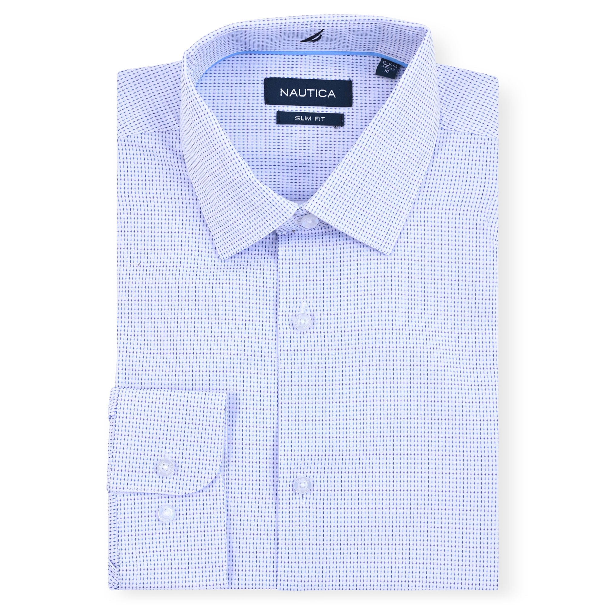 Printed Wrinkle-Resistant Dress Shirt,Sandcove,large