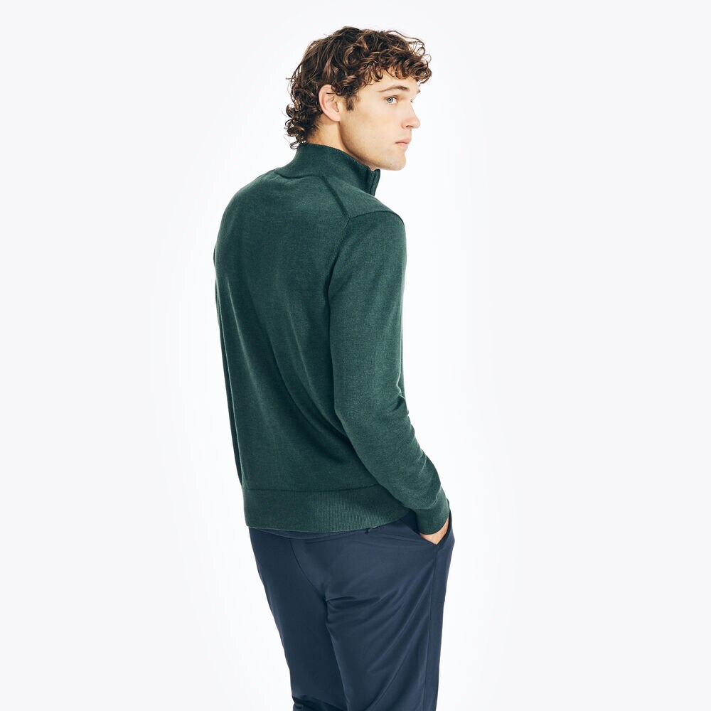 Navtech Quarter-Zip Sweater,Spruce,large