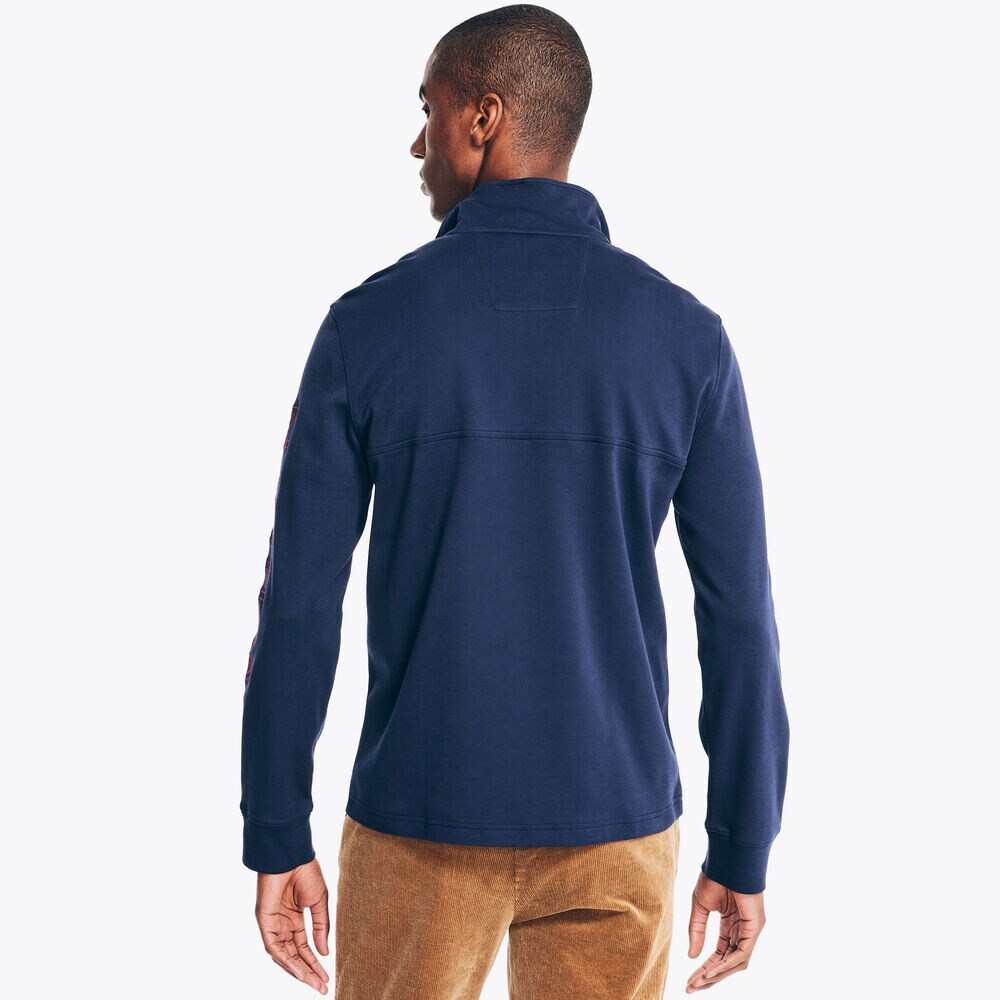 Quarter-Zip Pullover,Stellar Blue Heather,large