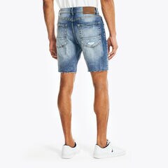 NAUTICA JEANS CO. SUSTAINABLY CRAFTED 8.5" RELAXED FIT DENIM SHORT,Varsity Blue Wash,large