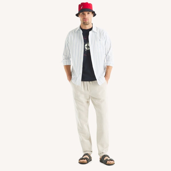 Linen Drawstring Pant