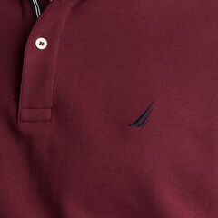 SLIM FIT PERFORMANCE DECK POLO,Royal Burgundy,large
