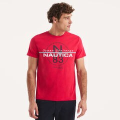 Ocean Challenge Graphic T-Shirt,Buoy Red,large