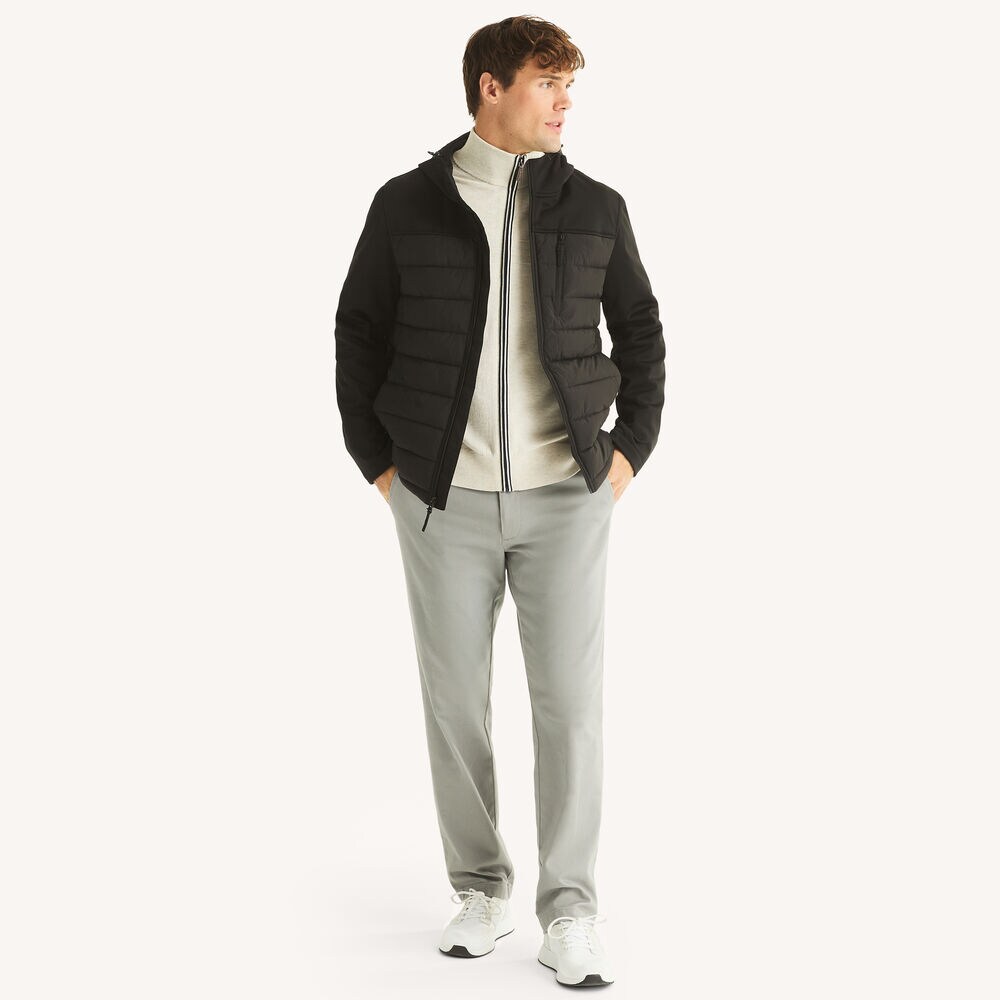Mixed Media Jacket,True Black,large