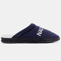 LOGO JERSEY SLIPPER,Navy,large