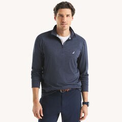 Half-Zip Pullover,Stellar Blue Heather,large