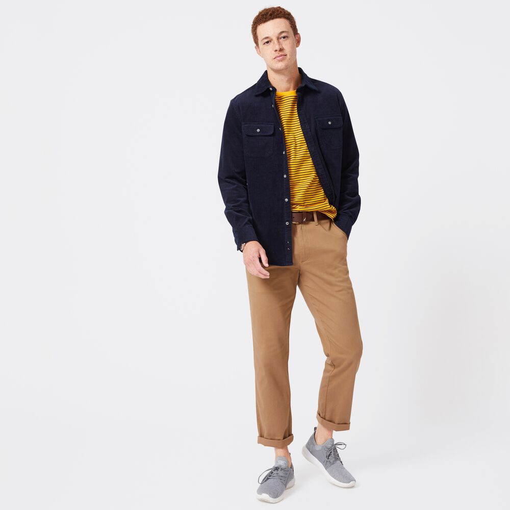 CORDUROY OVERSHIRT,Navy,large