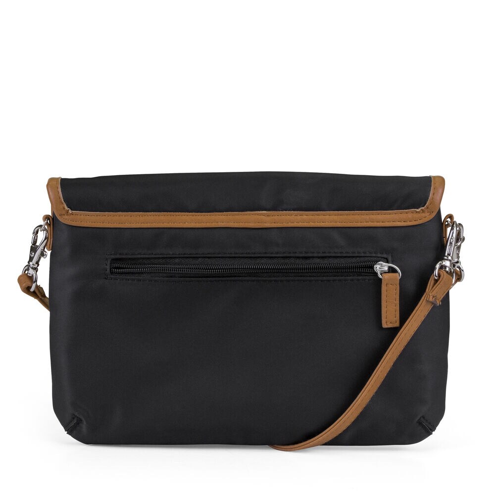 NYLON MINI WALLET CROSSBODY BAG,Black,large