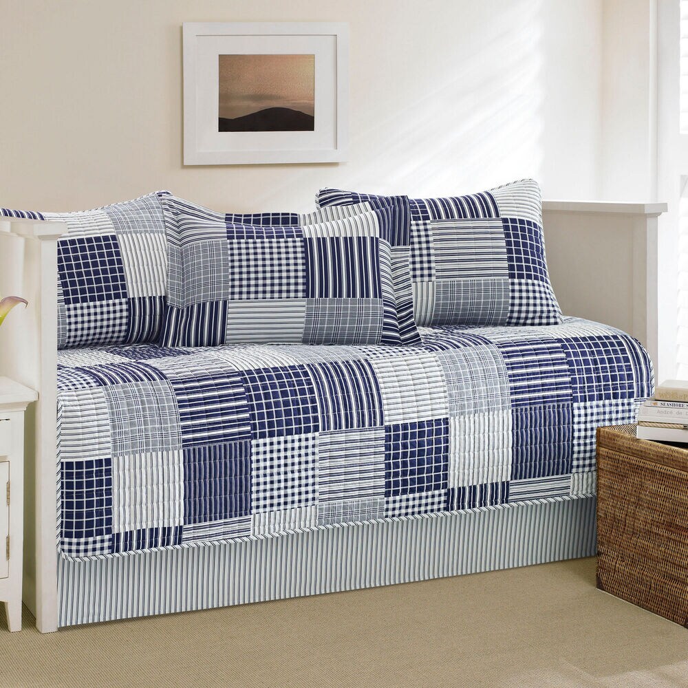 Key Haven Daybed Set,Navy,large