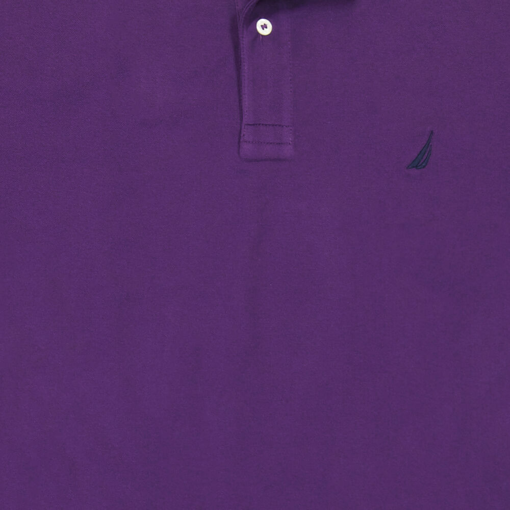 BIG & TALL STRETCH MESH POLO,Blackberry,large